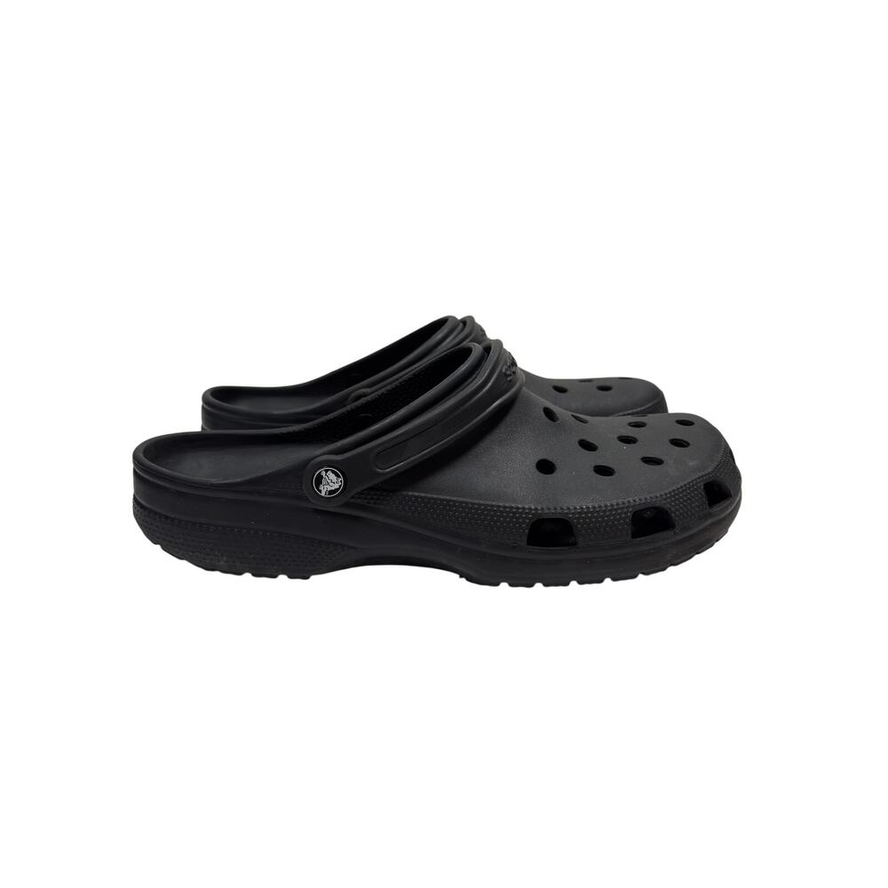 Crocs Classic Clogs Mens 15 Black Slip On Comfort Casual Shoes